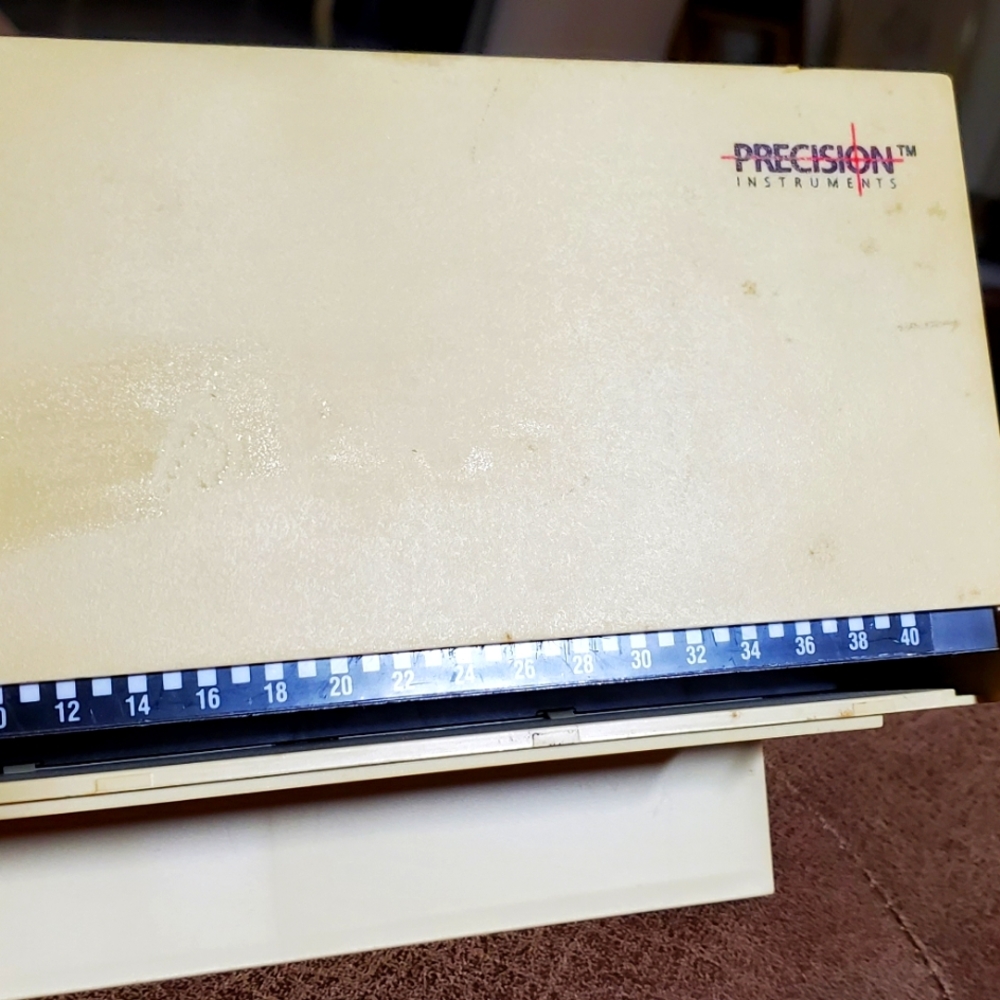 Floppy Disk Organizer Precision Instruments Holds 40 Floppy Disks